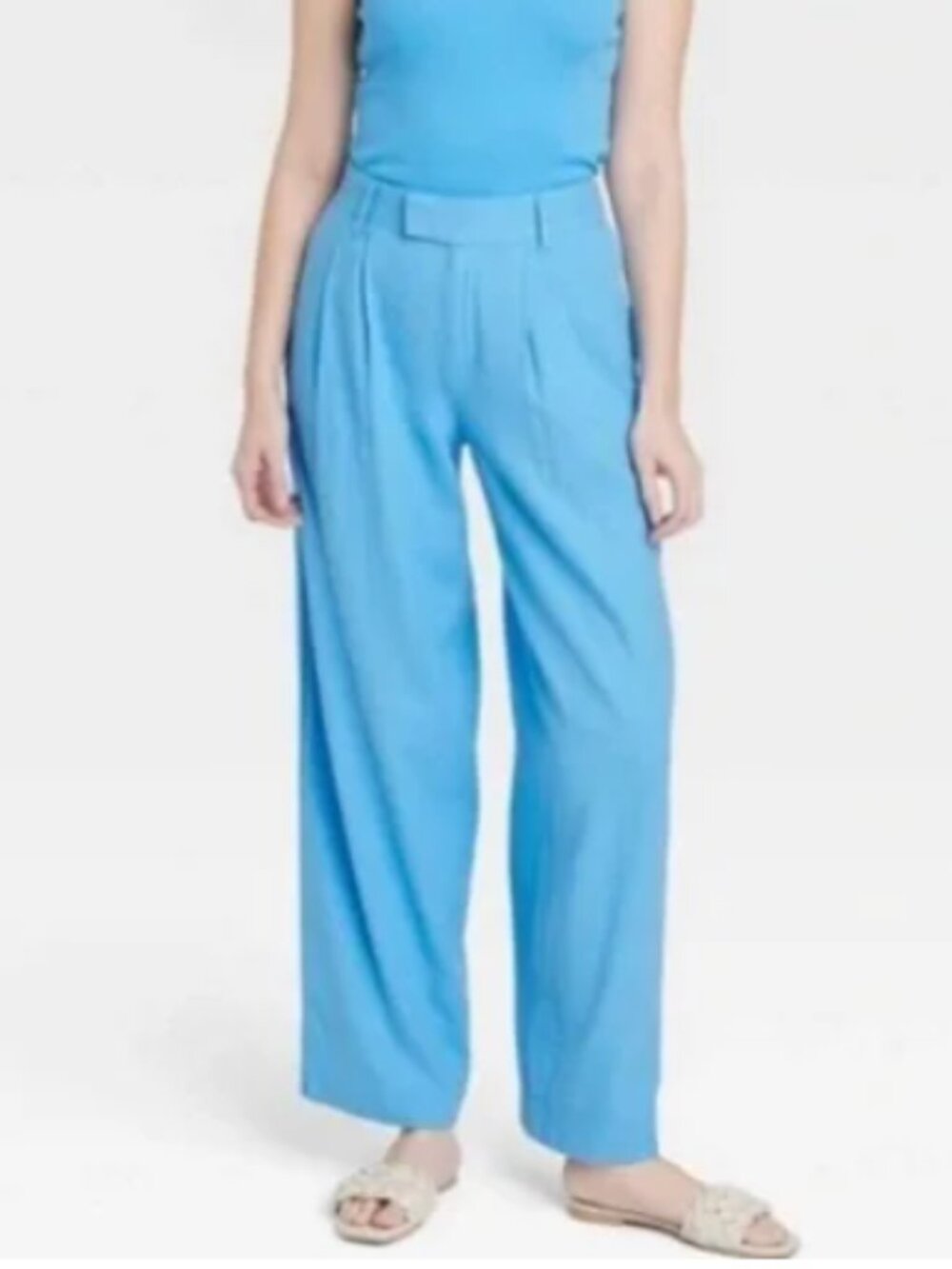 A New Day Blue Linen Pants